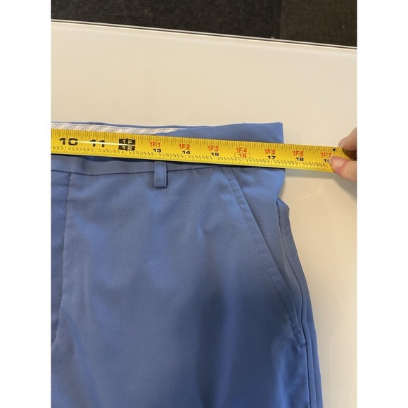 j mclaughlin Men's flat front golf shorts size 34 periwinkle blue - Picture 7 of 8